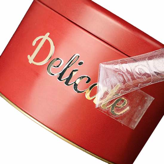 Logo Decorative Decals Anime UV Laptop Glass Door Printing Self Adhesive Custom Vinyl Label Sticker