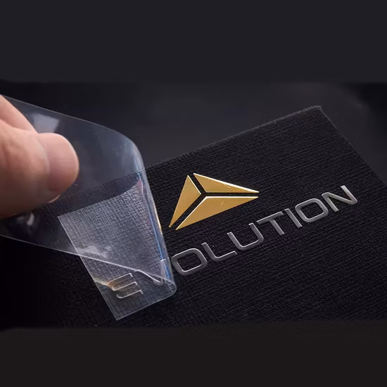 Logo Decorative Decals Anime UV Laptop Glass Door Printing Self Adhesive Custom Vinyl Label Sticker