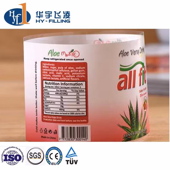 Etiqueta de embalagem à prova d'água com certificado FSC personalizado