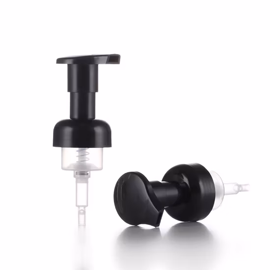Cabeça da bomba de espuma do pulverizador nasal PP para prensagem de mousse de limpeza facial