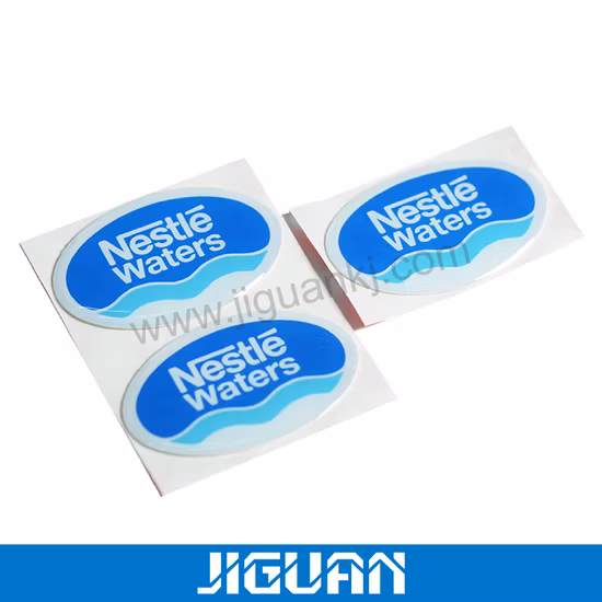 Etiqueta adesiva de resina epóxi com cúpula de alta qualidade personalizada 3m