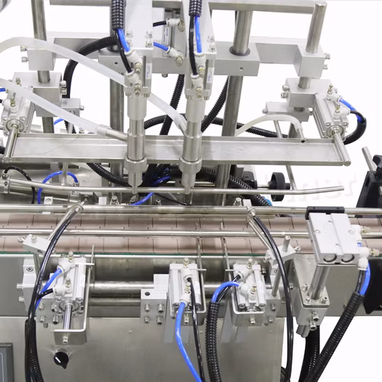 Automático 2 cabeças de lavagem à mão pasta de lavar louça creme facial líquido shampoo óleo pequena garrafa jar enchimento tampando máquina rotulagem