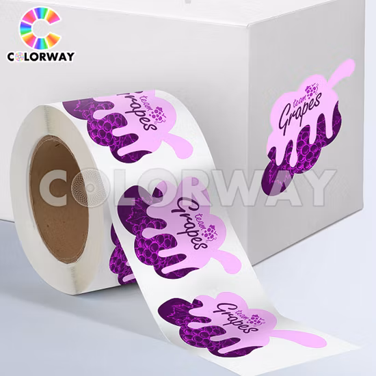 Cuidados com a pele maquiagem à prova d'água design personalizado rolo holográfico ouro prata folha quente perfume embalagem cosmética impressão papel adesivo etiqueta de garrafa de plástico