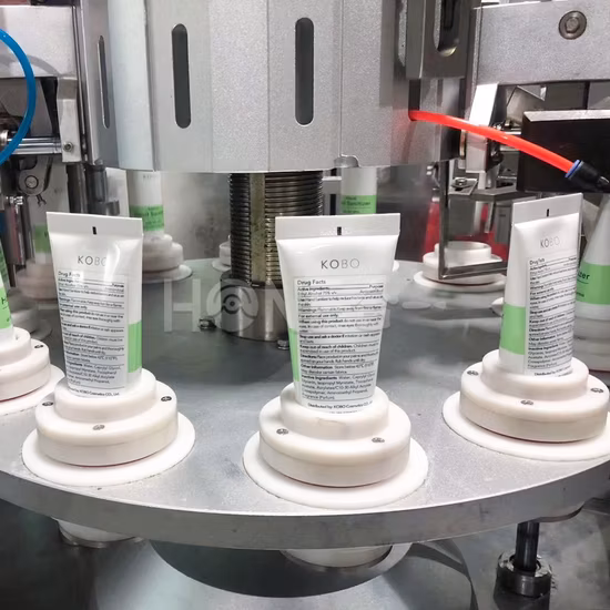 Máquina automática de enchimento e selagem de tubos de plástico Honemix para cosméticos/creme para as mãos/gel desinfetante pasta de dente/pomada máquina de embalagem de tubo laminado