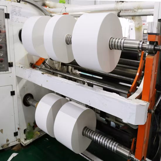 Papel de etiqueta adesiva espelhado revestido brilhante de qualidade premium em rolos e folhas