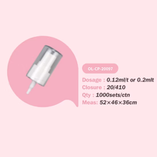 28/410 PP cabeça de spray de perfume de plástico com meia tampa, cabeça de bomba de spray, cabeça de spray de névoa