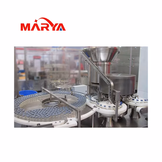 Máquina automática de enchimento de frascos assépticos farmacêuticos Marya para linha de selagem e enchimento de frascos de frascos fabricante e fornecedor